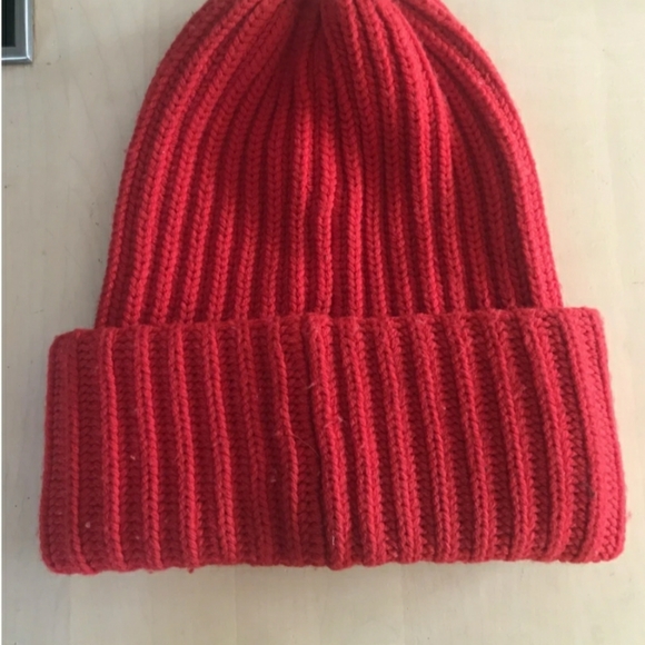 Moncler Red Wool Hat - Picture 2 of 4